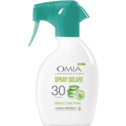 Omia Protective Sun Spray SPF30 for Face and Body with Aloe Vera from Salento 200ml