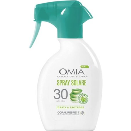 Omia Protective Sun Spray SPF30 for Face and Body with Aloe Vera from Salento 200ml