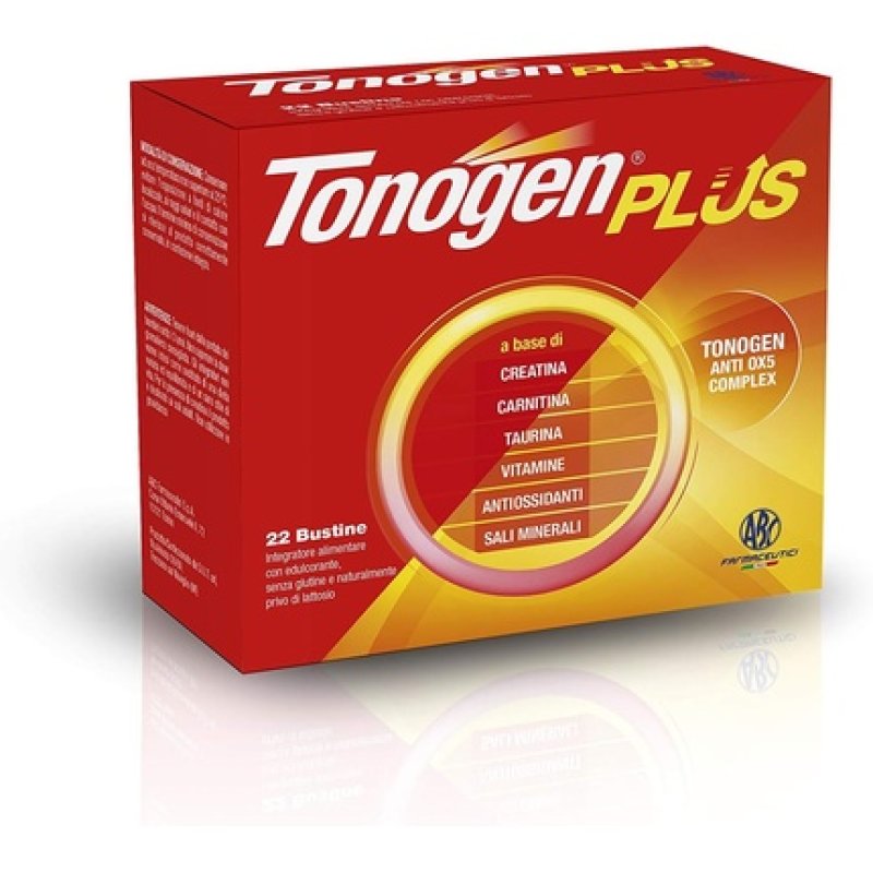 Tonogen Plus Multivitamin Dietary Supplement Orange Flavor 22 Bags