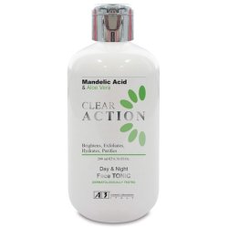 A3 Clear Action Day & Night Face Tonic with Mandelic Acid & Aloe Vera 200ml