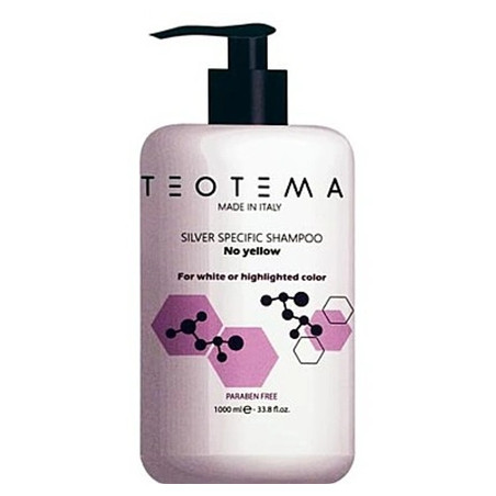 Teotema Toning Silver Shampoo No Yellow 1000ml