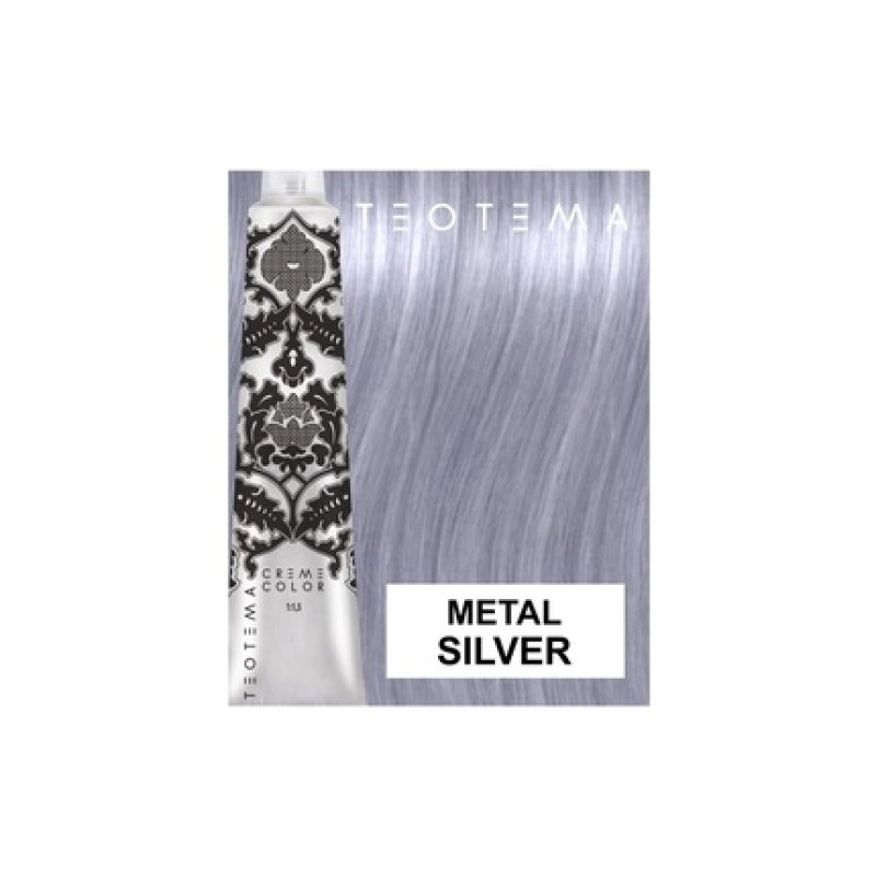Teotema Color Metal Silver Metallic Silver Hair Colour