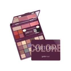 Bellaoggi Makeup Bag With 24 Eyeshadows, 4 Lip Glosses, 2 Blushes, And 1 Highlighter