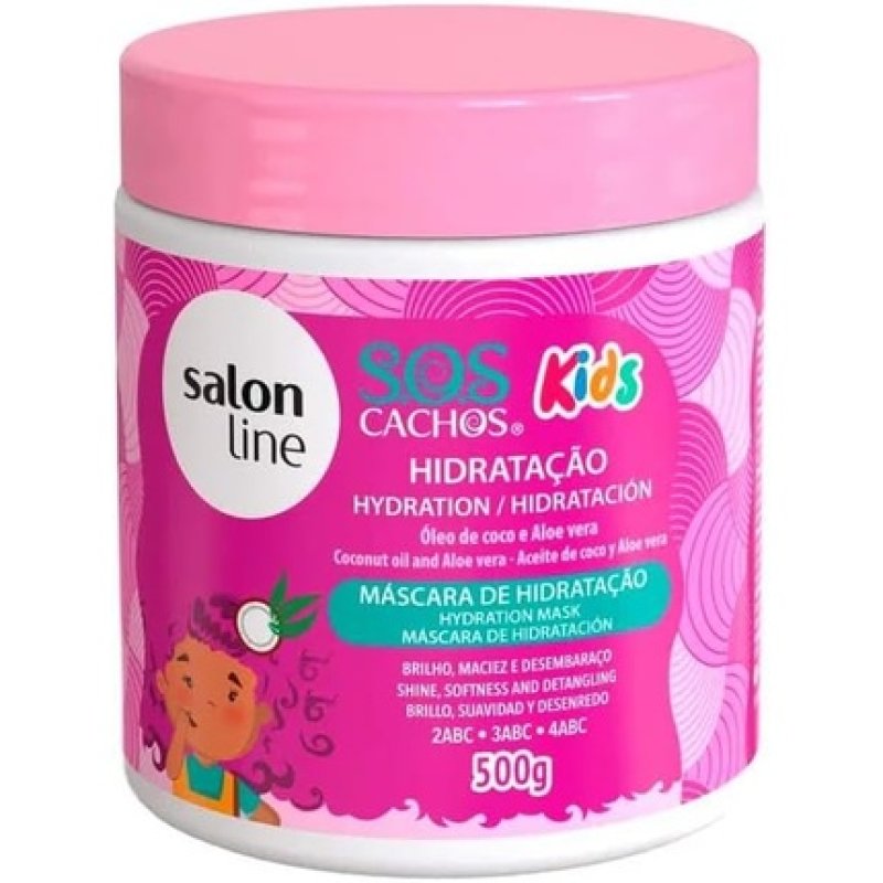 Salon Line Kids SOS Cachos Hydrating Conditioning Mask 500ml