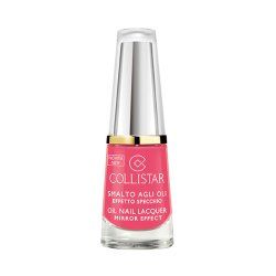 Collistar Mirror Effect Oil Polish 306 Geranium Rose Nail Polish with Restructuring and Nourishing Oils 5ml