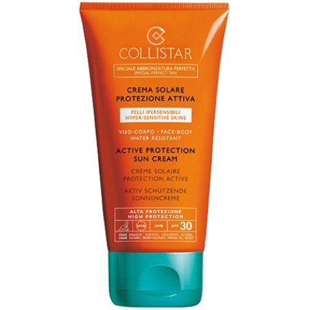 Collistar Perfect Tanning Active Protection Cream For Face And Body Spf 30 Unisex 150 Ml
