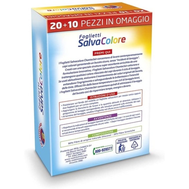 Chanteclair Color Protection, Safe Laundry and Bright Colors - Super Absorbent, Effective in Cold