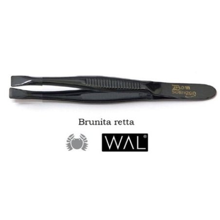 Wal Burnished 306r Straight Tweezers