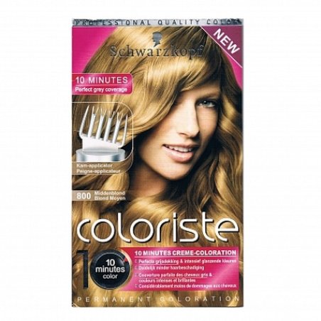 Schwarzkopf Coloriste 10 800 Biondo 6x17 Hair Color