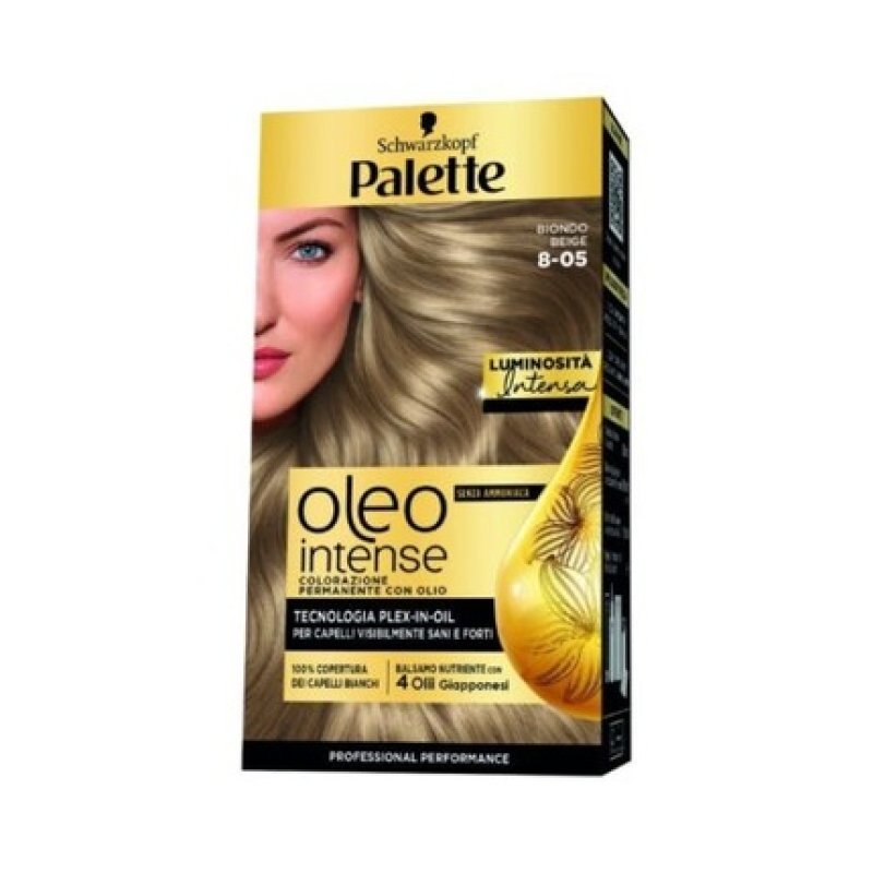 PALETTE Oleo Intense Permanent Hair Dye n.8-05 Beige Blonde
