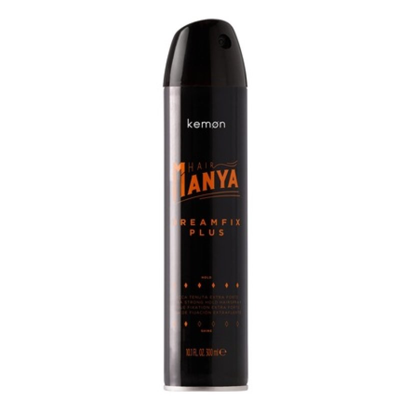 Kemon Hair Manya Dreamfix Plus Hair Lacquer 300ml - Strong Hold Finishing Spray for All Hair Types