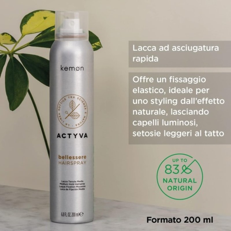 Kemon Actyva Bellessere Quick Drying Hairspray