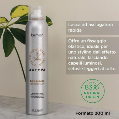 Kemon Actyva Bellessere Quick Drying Hairspray