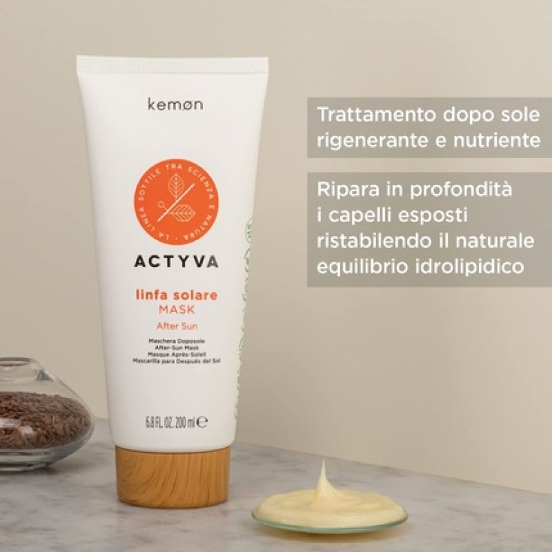 Kemon Actyva Lympha Sun Mask with Aloe Vera and UV Filter 200ml