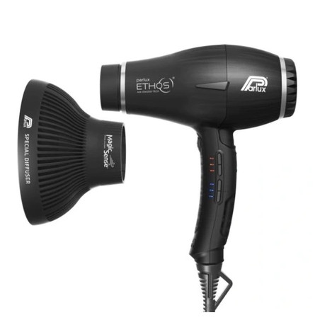 Car Parlux Ethos Hair Dryer With Magic Sense Diffuser In Black