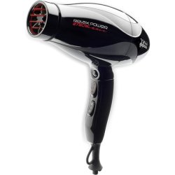 GAMMAPIU Professional Hair Dryer Relax Power Ionic Black with Ionic Generator and Ion Technology Turmaline Coated Grid