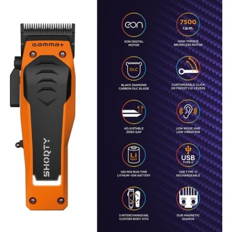 Gamma Shorty Professional Men's Hair Clipper