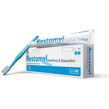 Pet Toothpaste And Toothbrush Restomyl Small 50 Ml