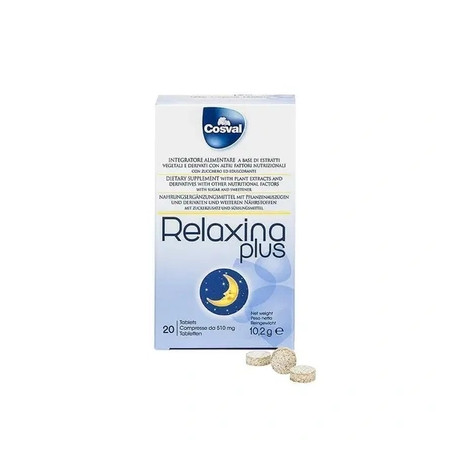 Cosval Relaxina Plus Dietary Supplement For Sleep And Relaxation - 20 Tablets