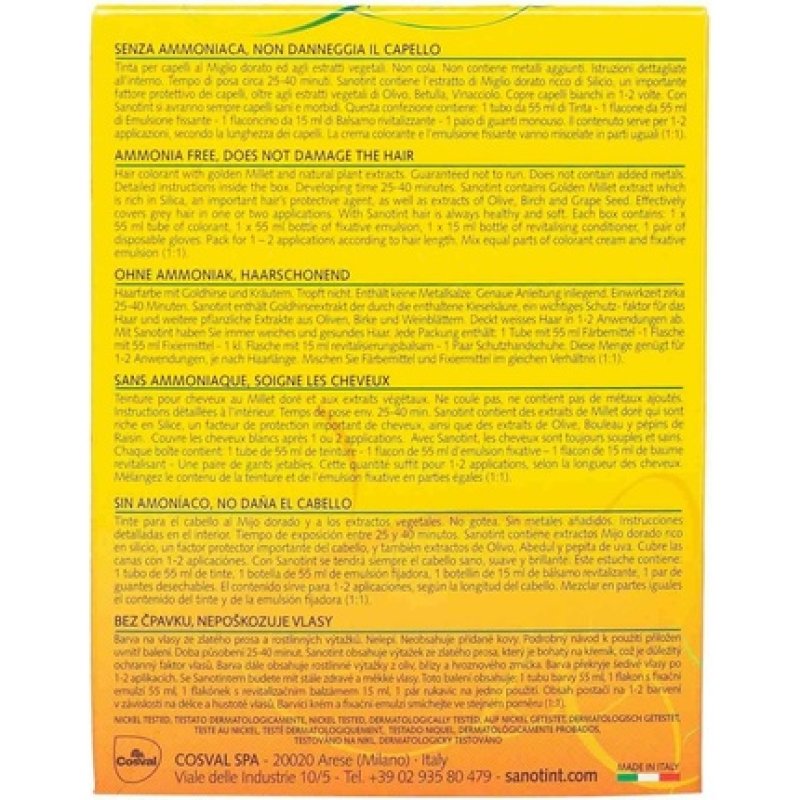 Sanotint 82 Sensitive Grey Hair Colour Dye