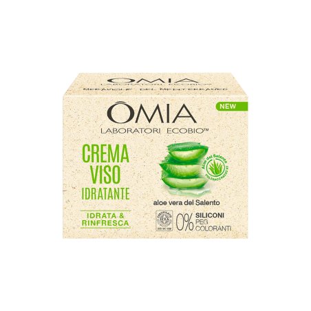 OMIA Laboratori Aloe Vera crème hydratante pour le visage Unisexe 50 ml All ages
