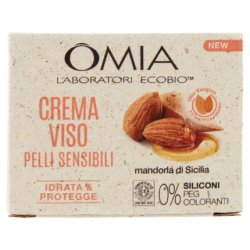 Omia Laboratori Ecobio Moisturizing Face Cream Almond From Sicily 50 Ml
