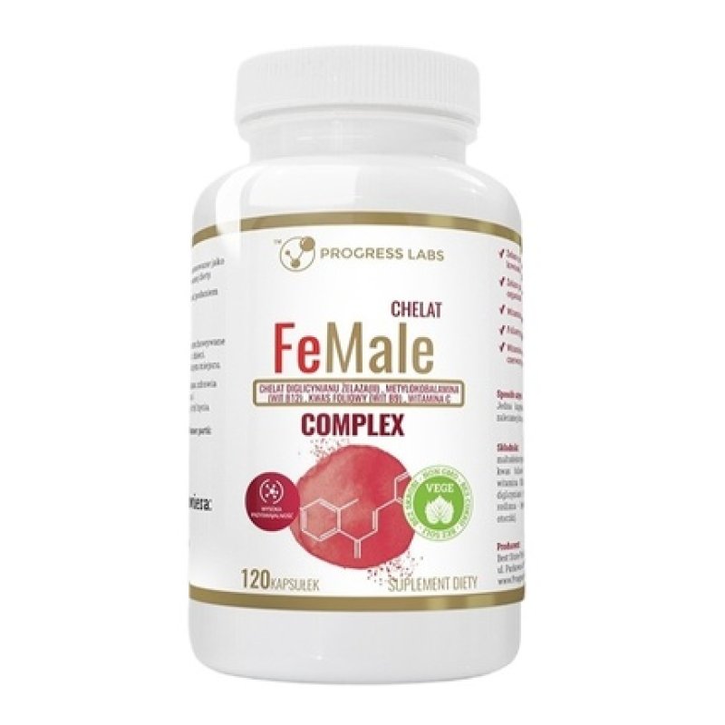 Progress Labs Chelat Female Complex Dietary Supplement 120 Capsules