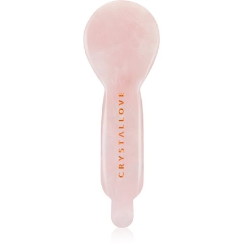 Crystallove Rose Quartz Spoon Eye Gua Sha - 1 piece