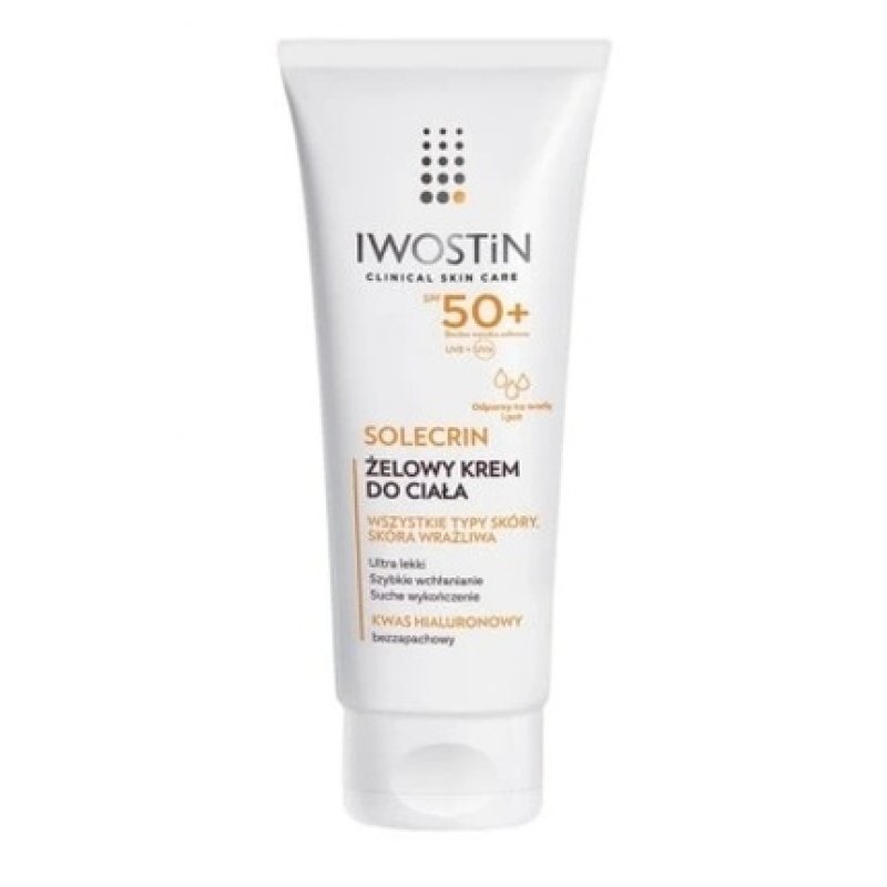 Iwostin Solecrin Gel Cream For Body Spf 50 - 200 Ml
