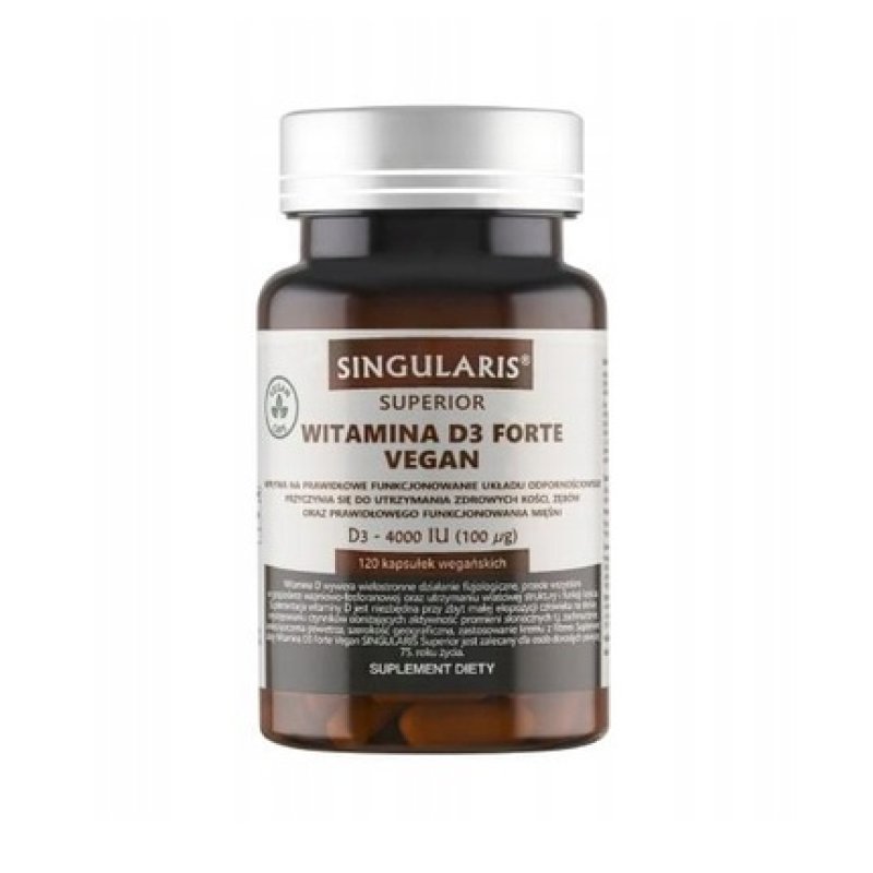Singularis Superior Vitamin D3 Forte 4000 Iu Vegan 120 Capsules