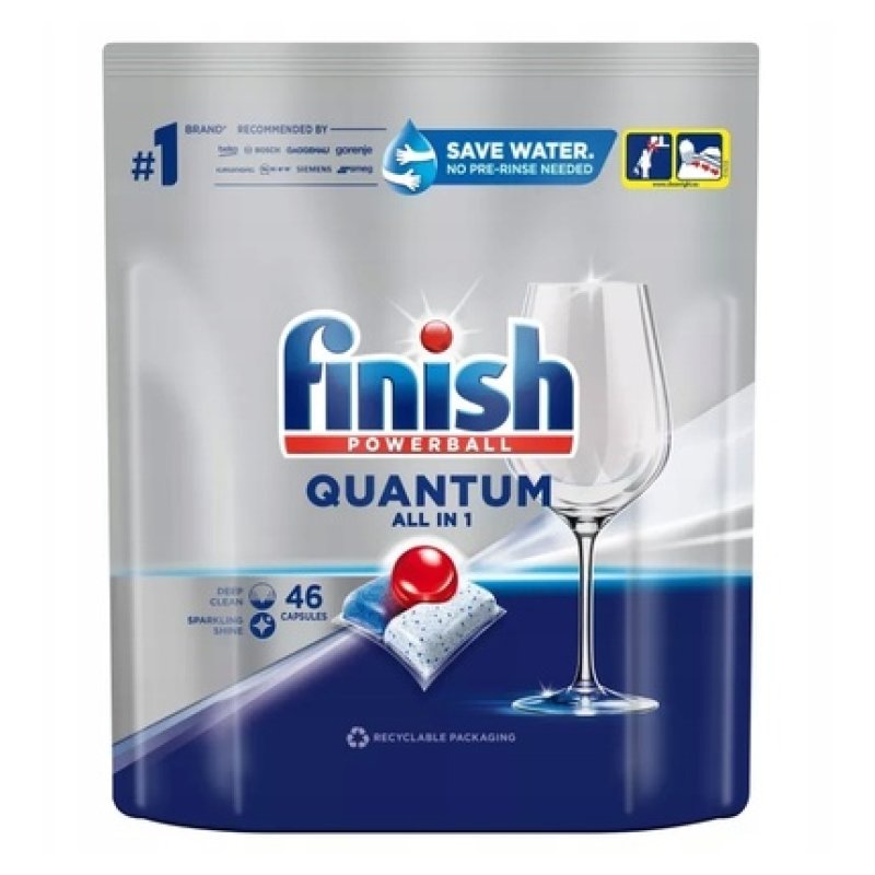 Finish Quantum Fresh Dishwasher Capsules 46 Pieces