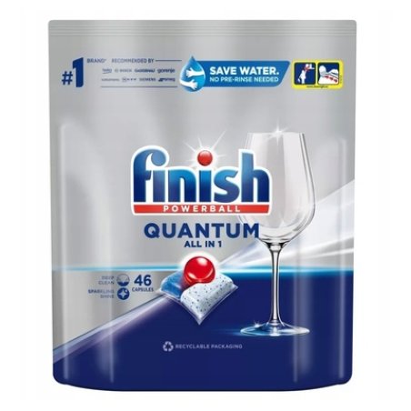 Finish Quantum Fresh Dishwasher Capsules 46 Pieces