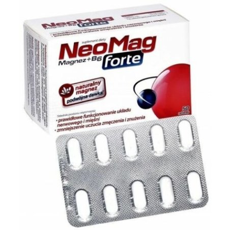 NeoMag FORTE Magnesium with Vitamin B6 for Fatigue and Concentration 50 Tablets