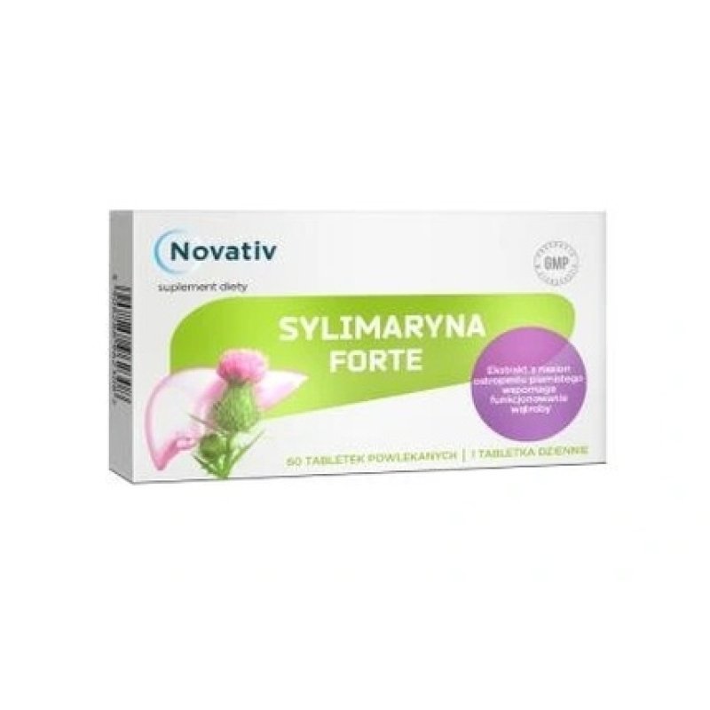 Novativ Sylimaryna Forte 60 tabletek powlekanych