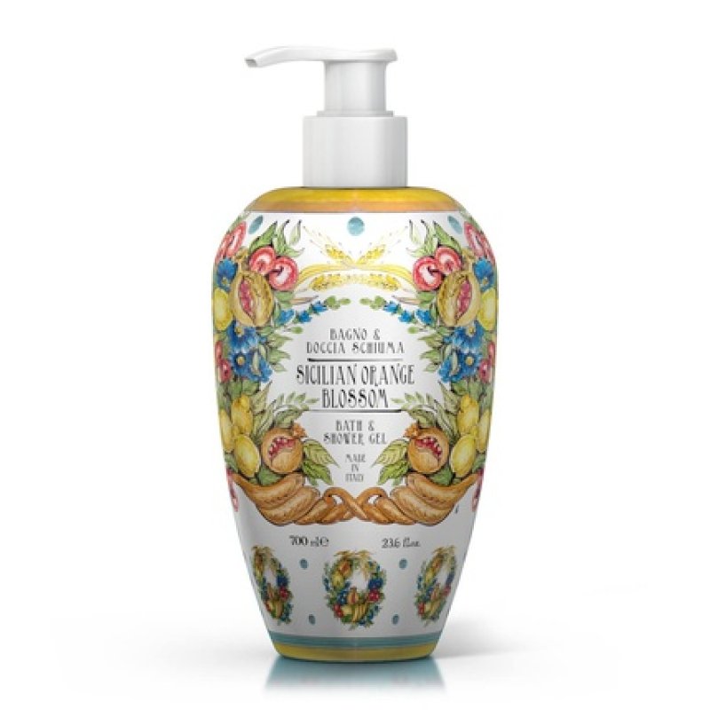 LE MAIOLICHE Bath and Shower Foam 700ml Sicilian Orange Blossom