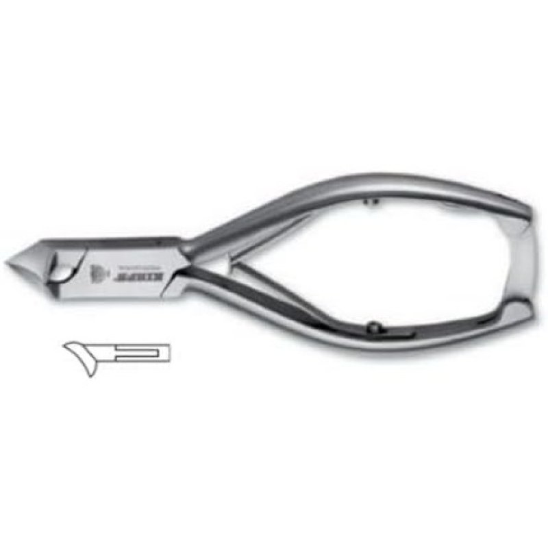 Kiepe Carbon Steel Nail Nippers Oblique Cut 14cm Handle