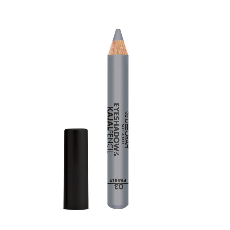 Deborah Milano Eyeshadow&Kajal Pencil ombre à paupière 2 g 03 Silver Finish Pearly Perle