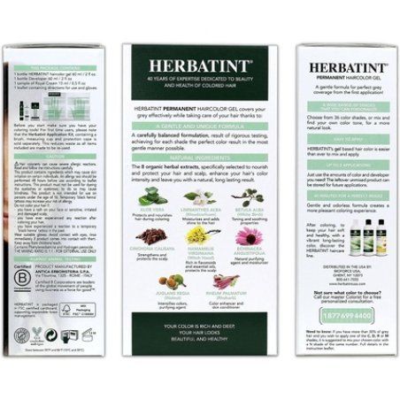 Herbatint Permanent Herbal Hair Colour Gel 5M Light Mahogany Chestnut 150ml