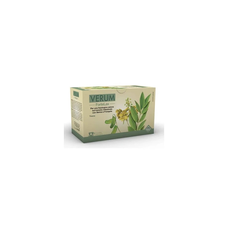 Euritalia Pharma Verum Fortelax Herbal Tea 20 Sachets