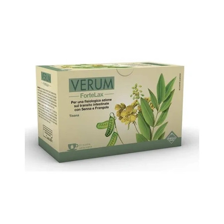 Euritalia Pharma Verum Fortelax Herbal Tea 20 Sachets
