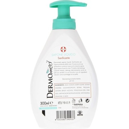 Dermomed Liquid Soap Unscented with Triclosan