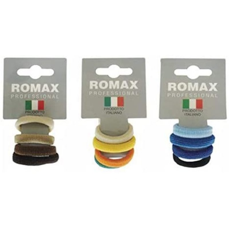 ROMAX Codini Elastic Hair Ties 3cm - Pack of 4