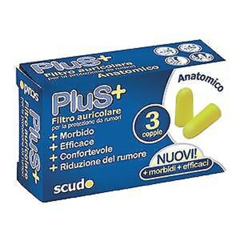 Plus 3 Pairs Anatomic Shield Earplugs