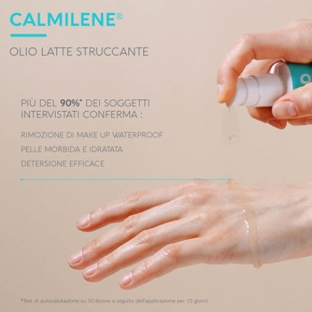 Dermovitamina Calmilene Make-up Remover Waterproof Daily Cleansing Rich Cleansing Milk Emulsion 100ml