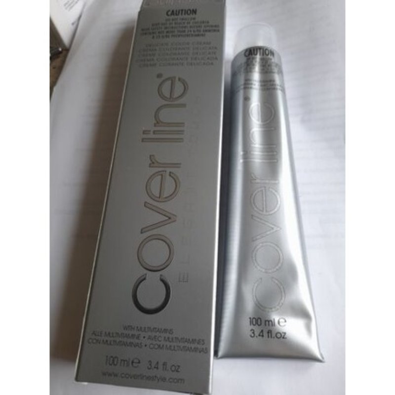 Coverline Hair Dye 4.0 Intense Natural Brown Colour Cream Elegant Touch 100ml