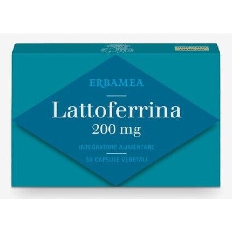 Lactoferrin 200mg Erbamea Vegetarian Capsules