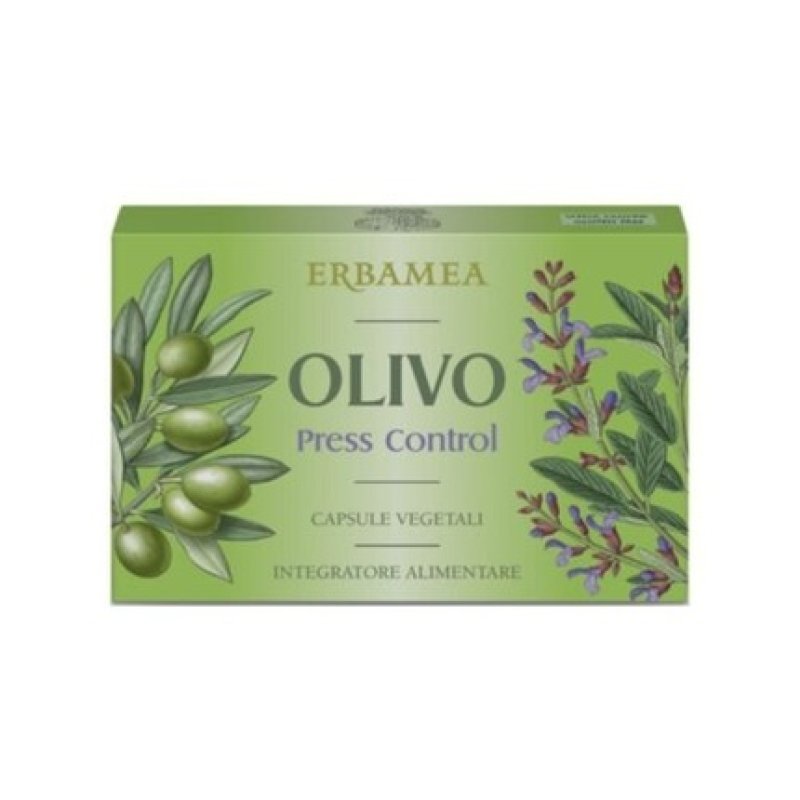 ERBAMEA Olive Press Control Heart Health Supplement 36 Capsules