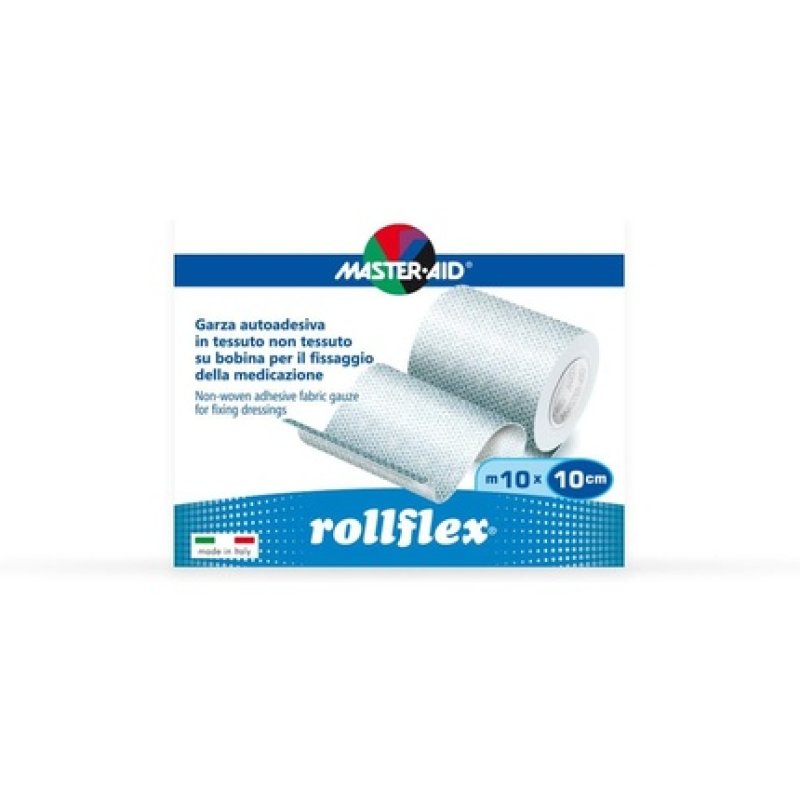 Pflaster Rollflex in Mullbinden 10x10cm