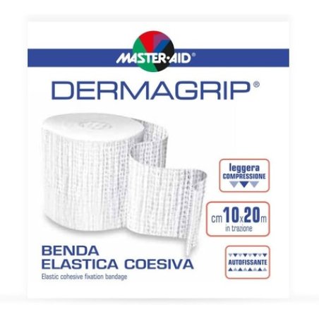 Master Aid Dermagrip 10cm x 20m White/Blue
