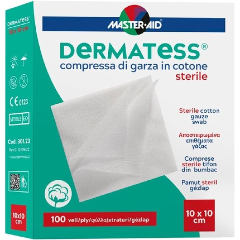 Dermates Cotton 100 Pieces 10x10cm